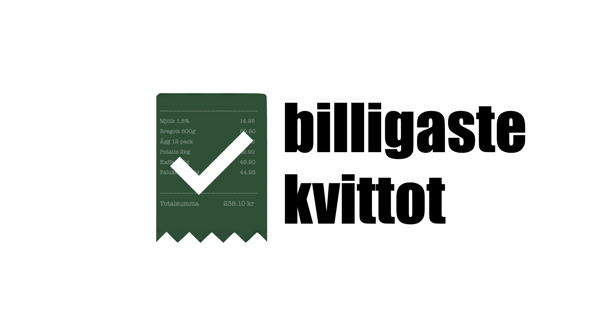 Billigaste Kvittot Logga